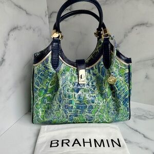 Brahmin Celia Satchel in Viper